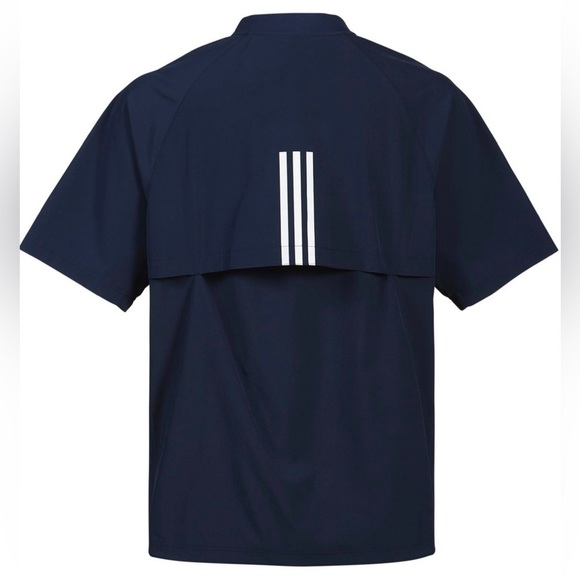ADIDAS Youth Triple Stripe Short Sleeve Batting Jacket Size YMD - Picture 4 of 7